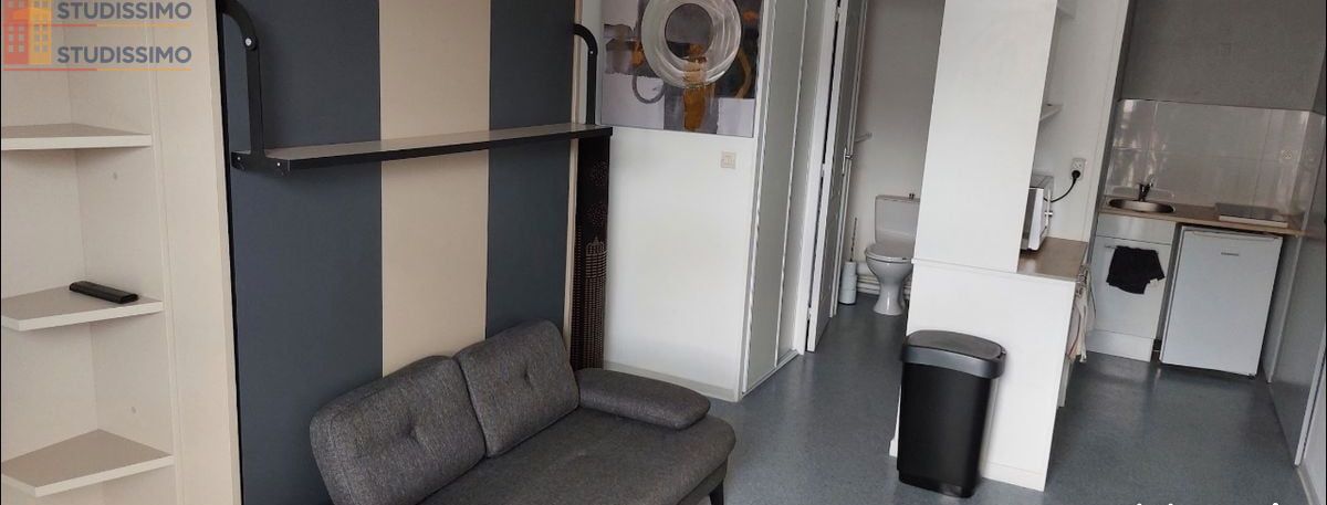 Studio meublé 22m² Reims 51100 - Meublé, 2e étage - Photo 1