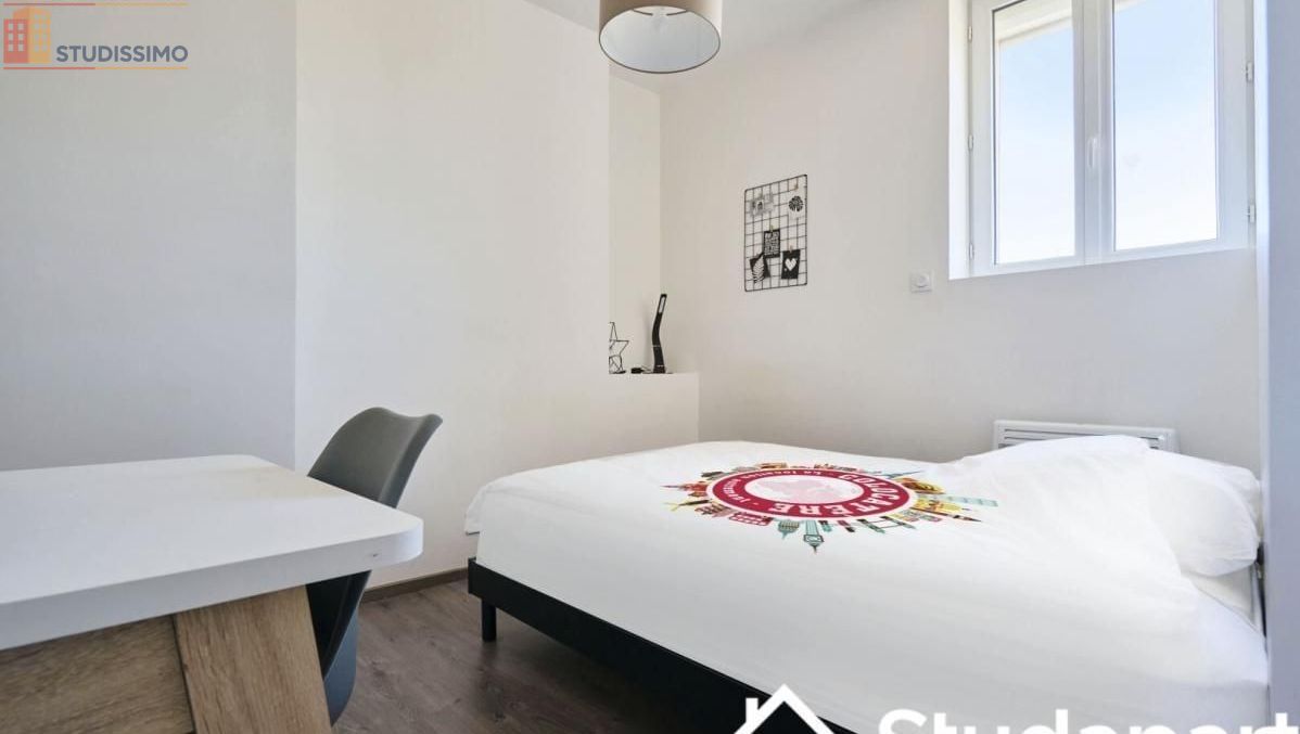 Studio meublé 12m² Reims 51100 - Calme, lumineux - Photo 1