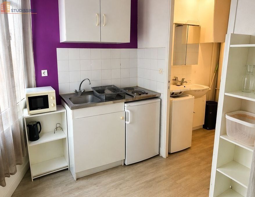 Studio meublé 22m² Reims 51100 - Vue dégagée, proche centre - Photo 2