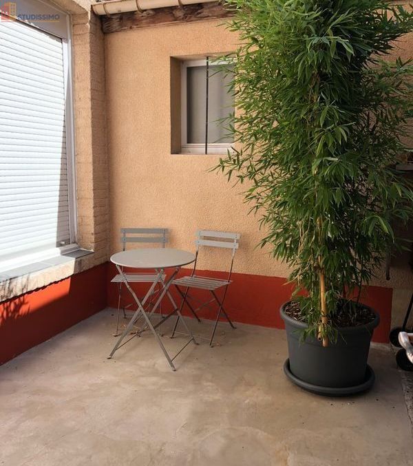 Studio meublé 20m² Reims 51100 - Cour privée, meublé - Photo 1