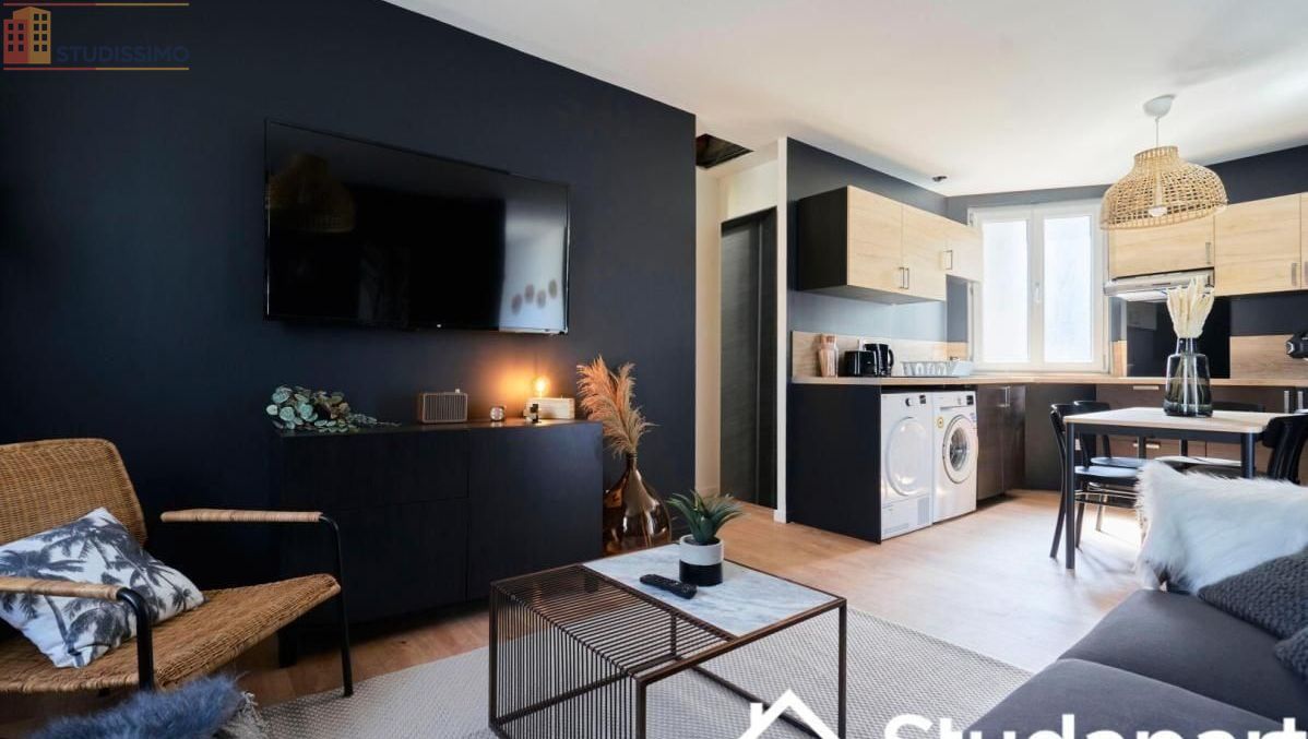 Studio meublé 10m² Reims 51100 - Meublé, DPE A - Photo 2