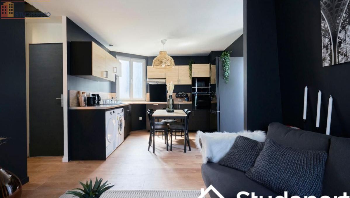 Studio meublé 10m² Reims 51100 - Meublé, DPE A - Photo 1
