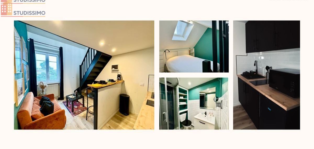 Studio meublé 21m² Reims 51100 - Meublé, calme - Photo 2
