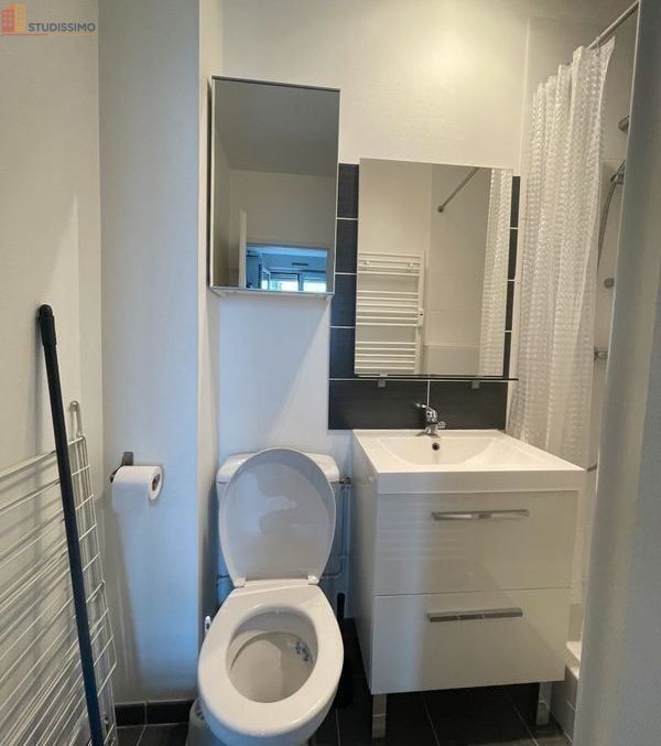 Studio meublé 18m² Reims 51100 - Meublé, chauffage compris - Photo 1