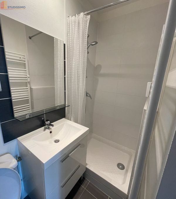 Studio meublé 18m² Reims 51100 - Meublé, chauffage compris - Photo 2