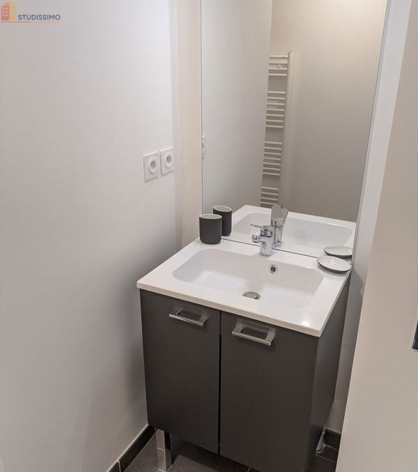 Studio meublé 24m² Reims centre - Résidence BBC, lumineux - Photo 1