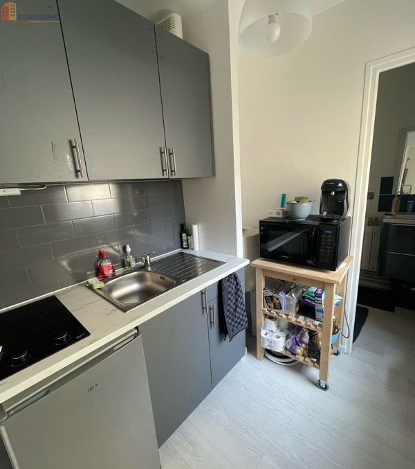 Studio meublé 26m² Reims 51100 - Logement étudiant, lumineux - Photo 1