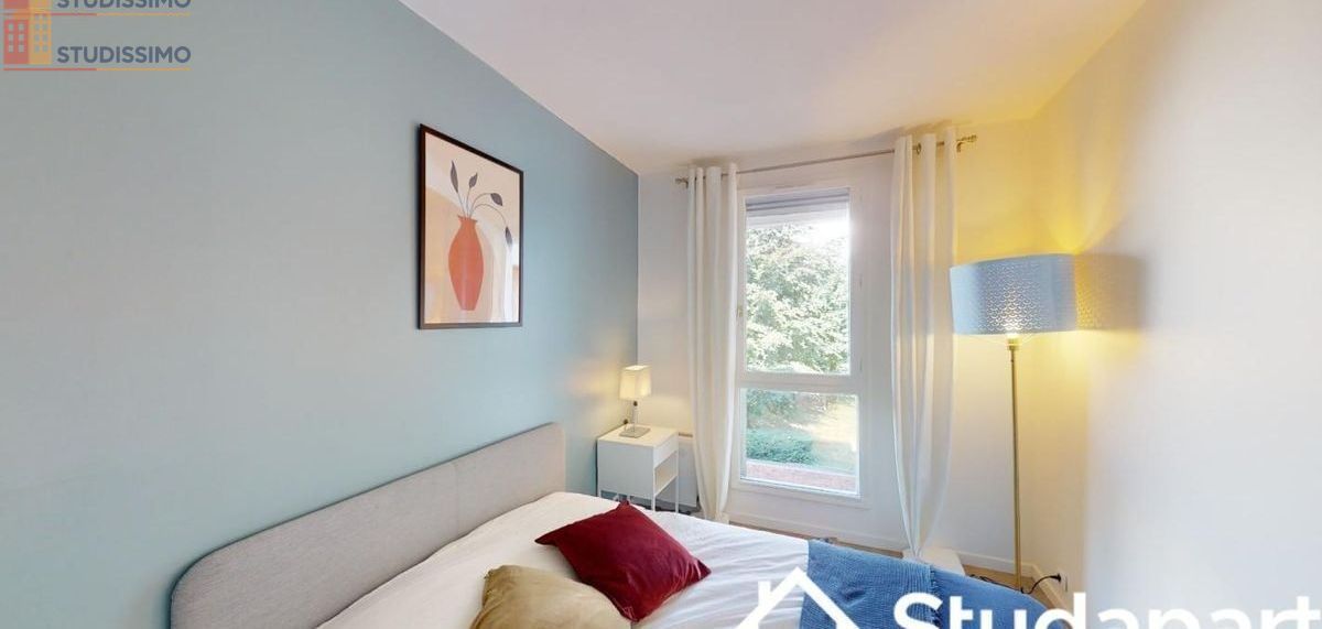 Studio meublé 11m² Reims - Meublé, 3e étage - Photo 1