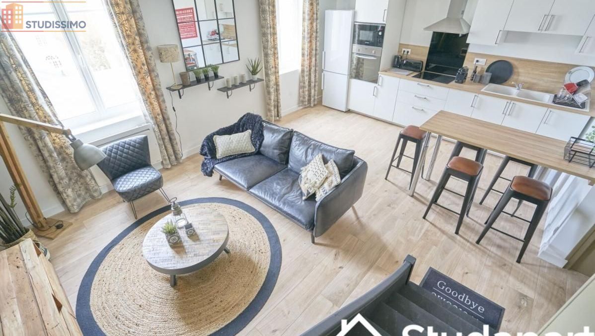Studio meublé 19m² Reims 51100 - Lumineux, DPE C - Photo 2