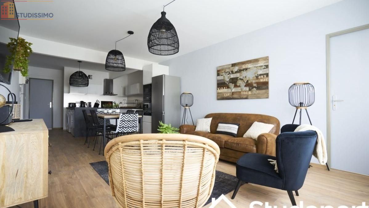 Studio meublé 12m² Reims 51100 - Meublé, lumineux - Photo 2