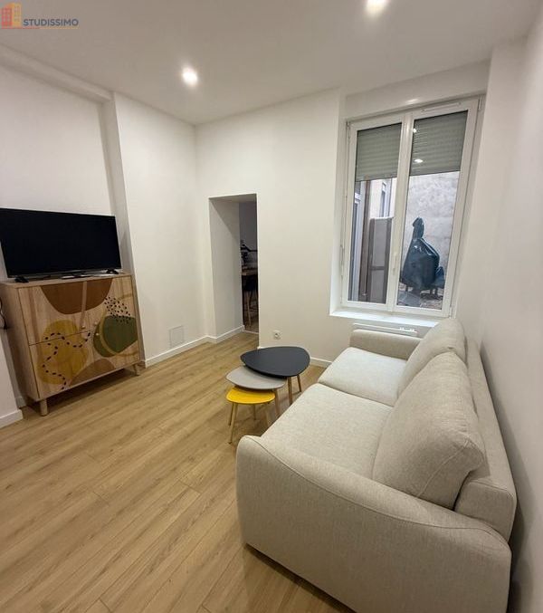 Studio meublé 23m² Reims centre - Terrasse, meublé - Photo 4