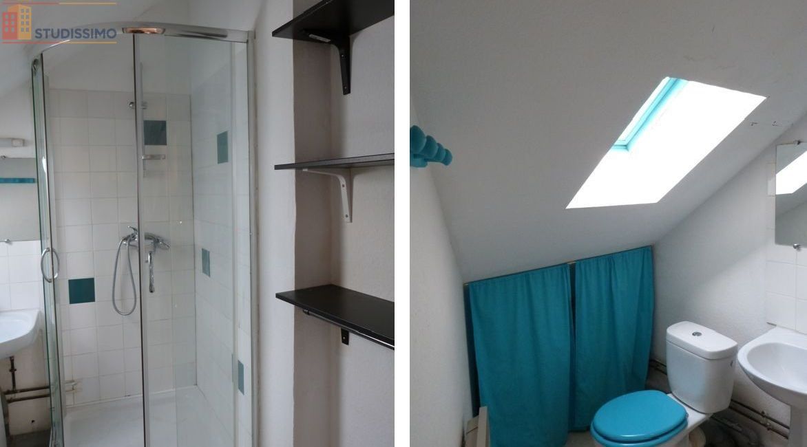 Studio meublé 23m² Reims 51100 - Lumineux, dernier étage - Photo 1