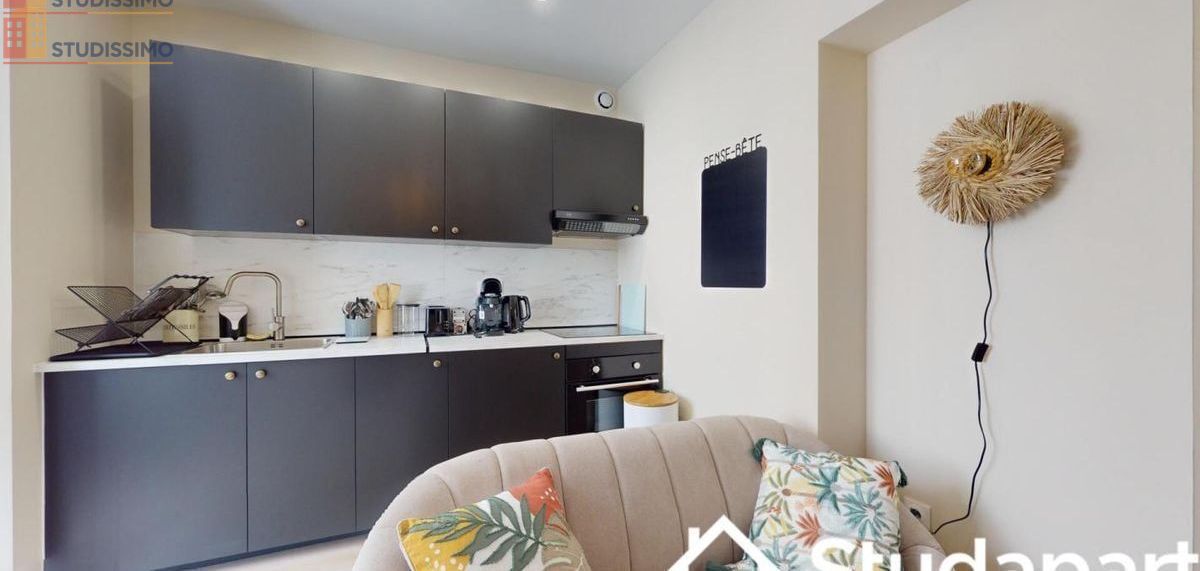 Studio meublé 12m² Reims 51100 - Meublé, DPE A - Photo 4