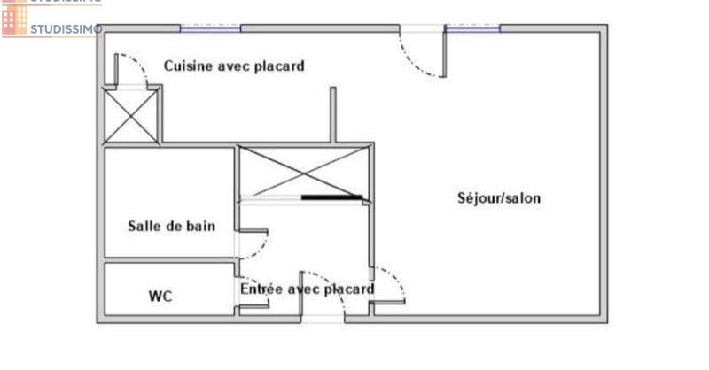 Studio 32m² Laval 53000 - Proche gare, non meublé - Photo 1
