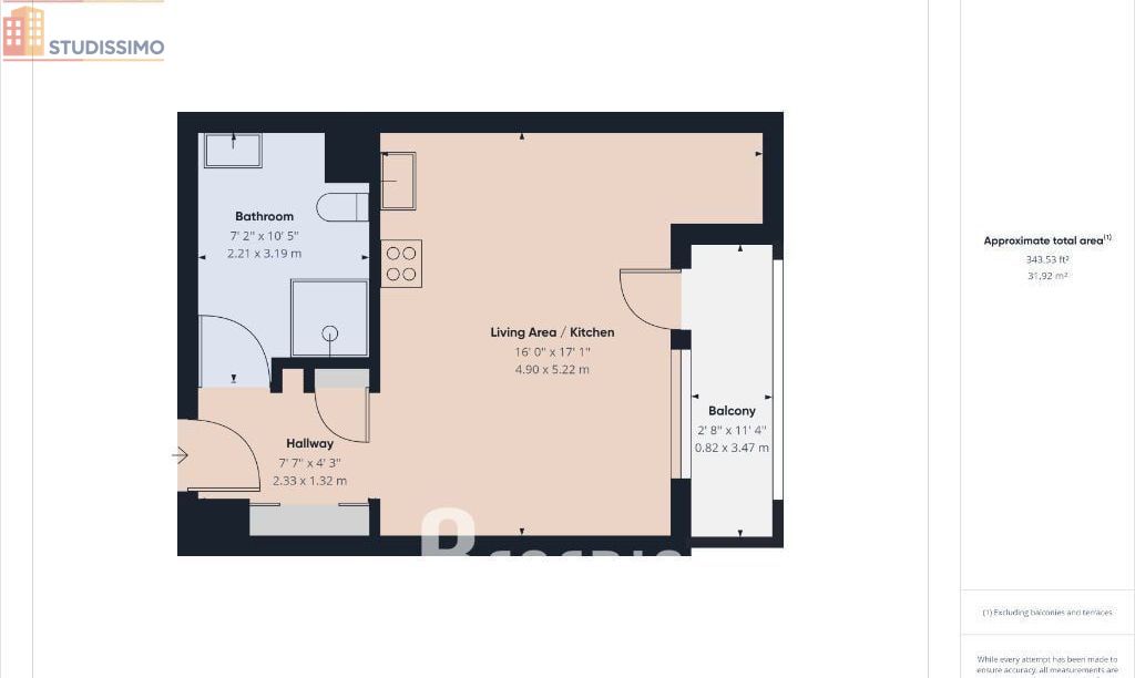 Studio 32m² Nancy 54000 - Lumineux, 3e étage - Photo 5