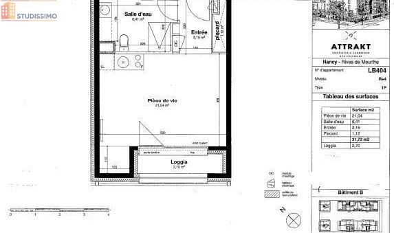 Studio 31m² Nancy 54000 - Photo 2