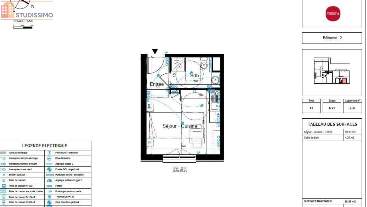 Studio 20m² Nancy 54000 - Photo 1