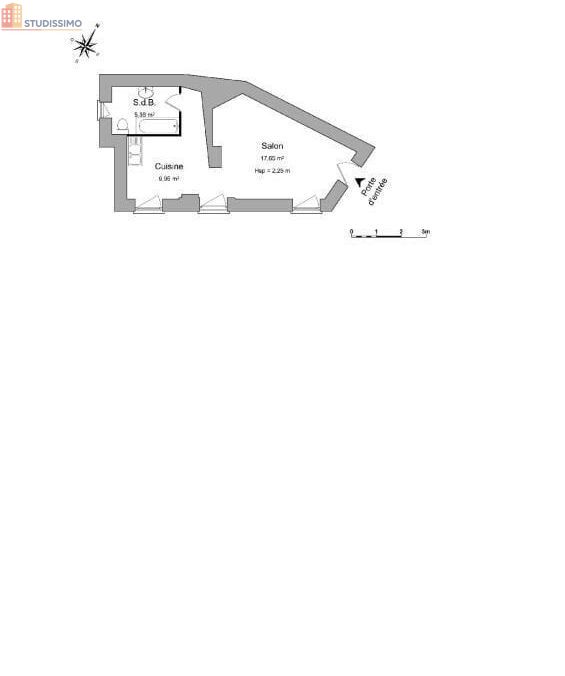 Studio 32m² Nancy 54000 - Photo 2