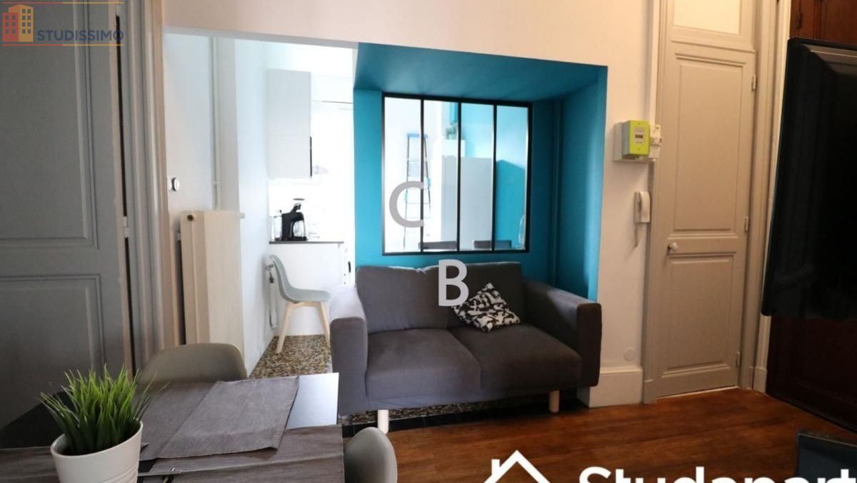 Studio meublé 9m² Nancy 54000 - Calme - Photo 1