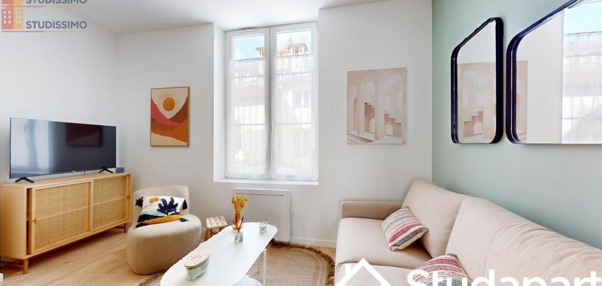 Studio meublé 12m² Nancy 54000 - Calme, DPE A - Photo 1