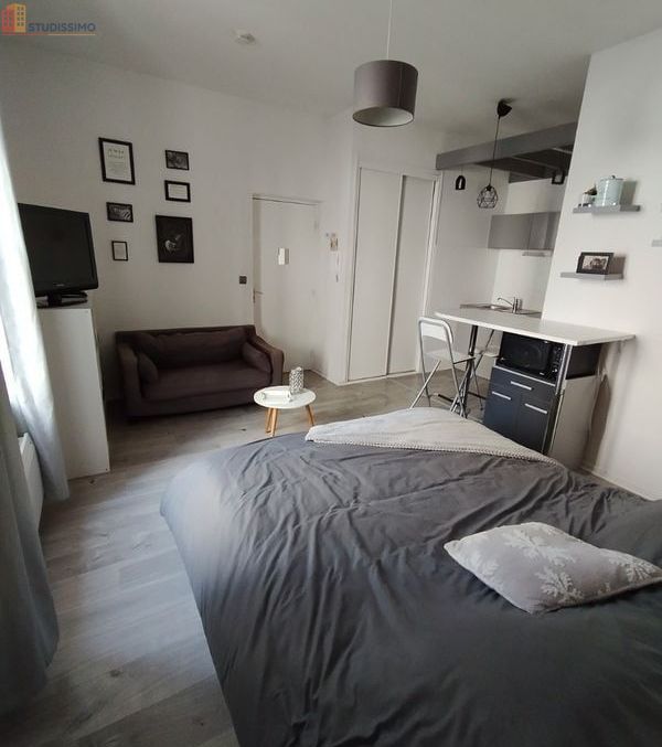 Studio meublé 28m² Nancy 54000 - Proche Artem, pôle thermal - Photo 3