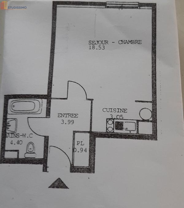 Studio meublé 30m² Villers-lès-Nancy - Parking privé - Photo 3