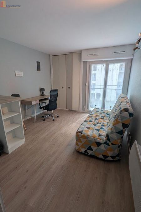 Studio meublé 23m² Vandoeuvre-lès-Nancy - Parking couvert, cave - Photo 14