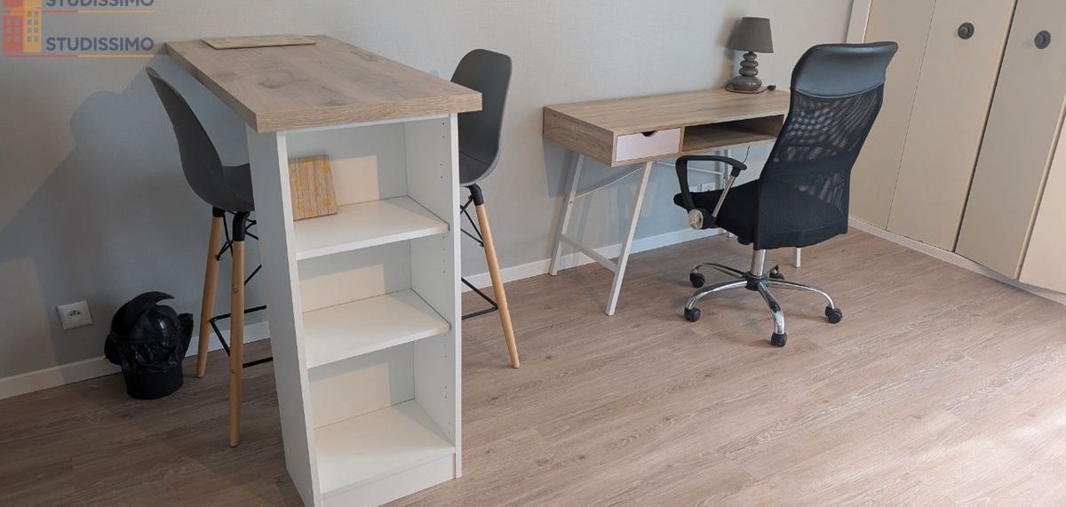 Studio meublé 23m² Vandoeuvre-lès-Nancy - Parking couvert, cave - Photo 7