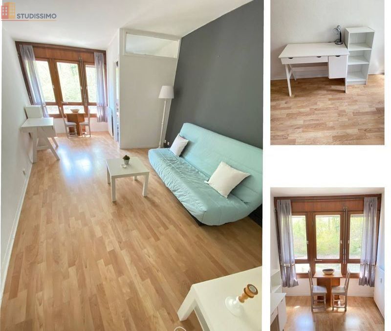 Studio meublé 29m² Vandoeuvre-lès-Nancy - Lumineux, vue sur forêt - Photo 2