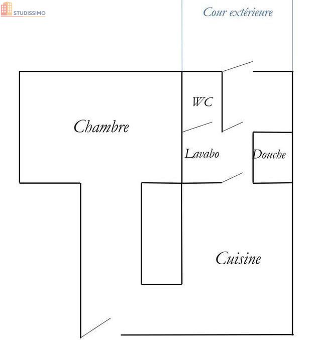 Studio meublé 20m² Val de Briey 54150 - Meublé - Photo 2