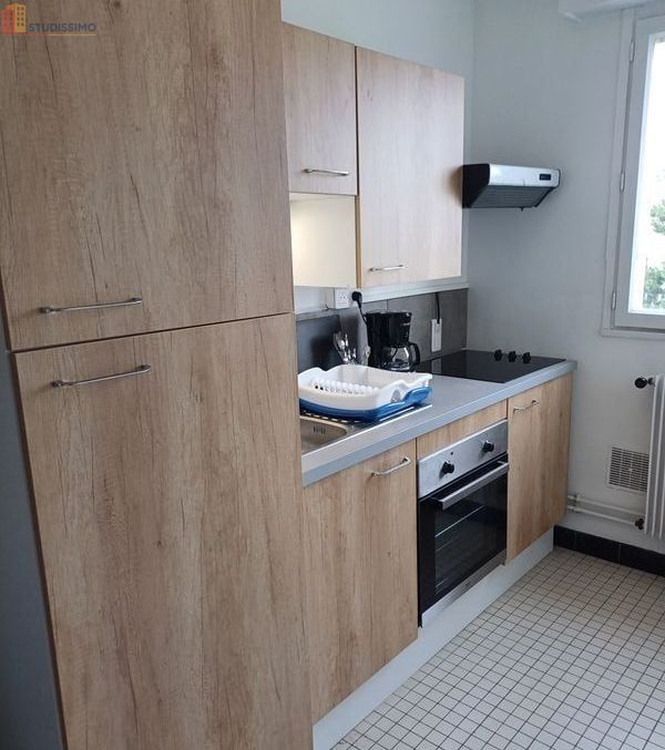 Studio meublé 41m² Laxou - Refait à neuf, 6e étage - Photo 2
