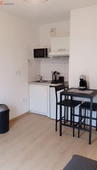 Studio meublé 19m² Heillecourt - Jardin 27m², meublé - Photo 2