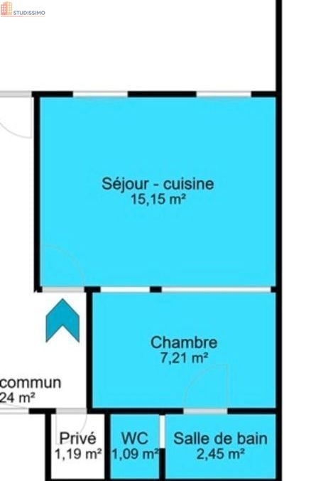 Studio 28m² Stenay - 1er étage, lumineux - Photo 3