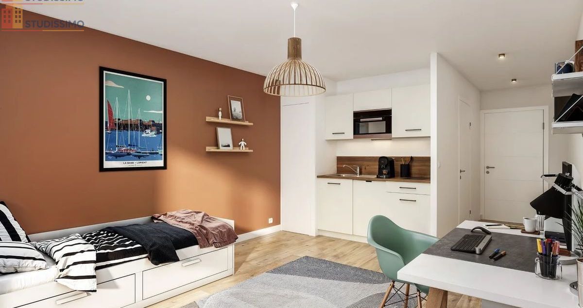 Studio meublé 18m² Lorient - Meublé, DPE A - Photo 1