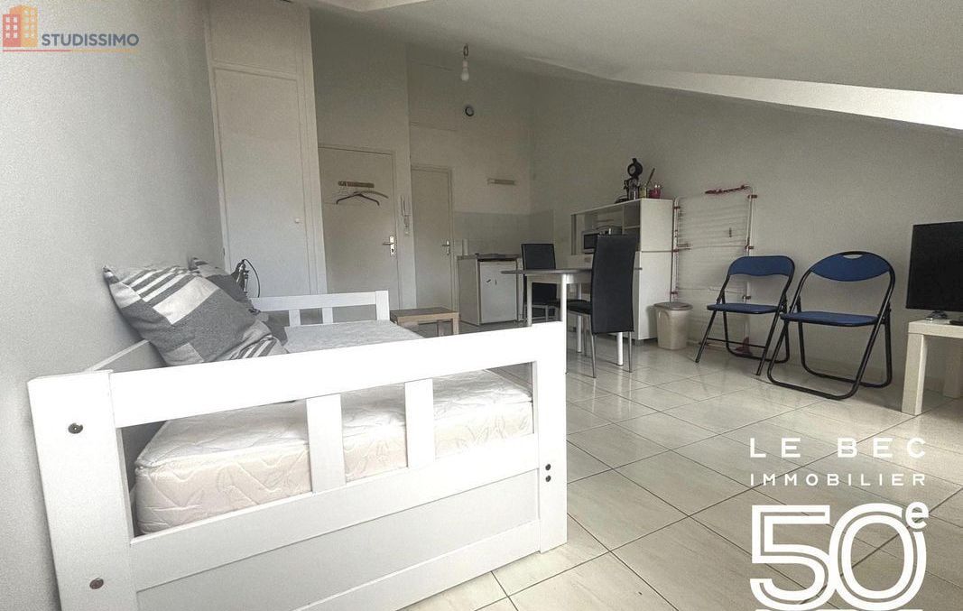 Studio meublé 19m² Vannes - Meublé, dernier étage - Photo 2