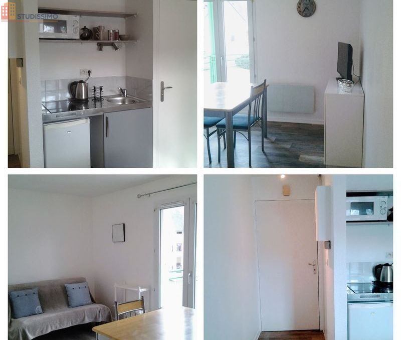 Studio meublé 19m² Vannes - Balcon, lumineux - Photo 4
