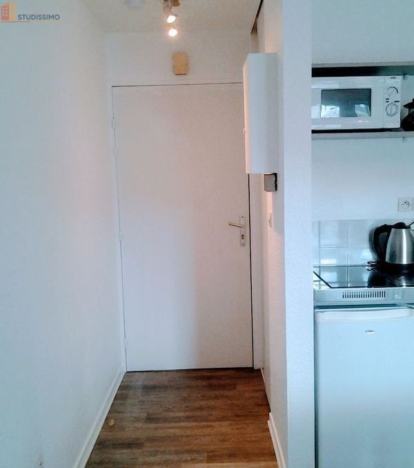 Studio meublé 19m² Vannes - Balcon, lumineux - Photo 5