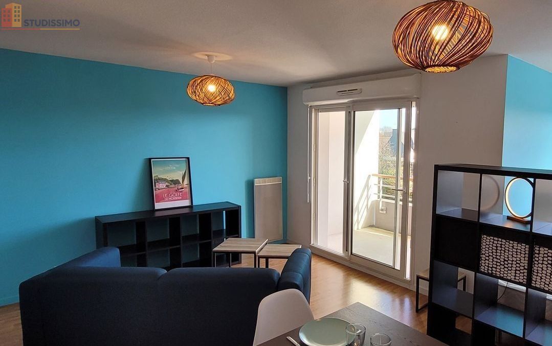 Studio meublé 30m² Vannes - Balcon, parking - Photo 4