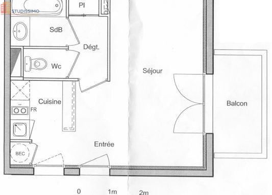 Studio 29m² Vannes Saint-Guen - Lumineux - Photo 1