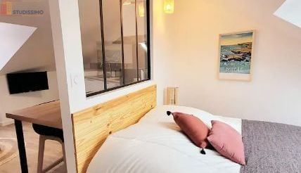 Studio meublé 25m² Vannes - Meublé, DPE D - Photo 3