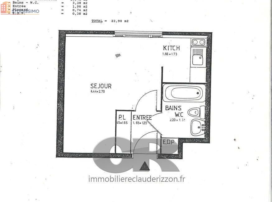 Studio 23m² Metz 57000 - Photo 2