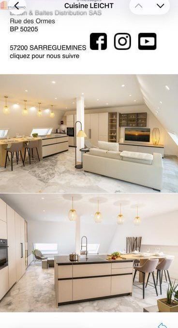Studio meublé 15m² Sarreguemines - Meublé, DPE B - Photo 2
