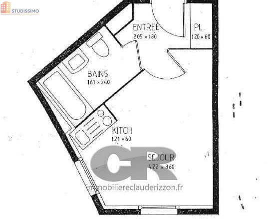 Studio 19m² Metz 57050 - Photo 2