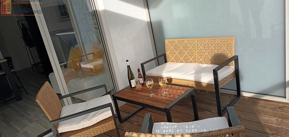 Studio meublé 21m² Metz centre - Terrasse, parking - Photo 3