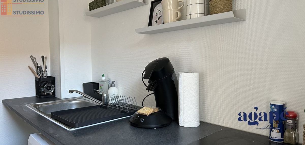 Studio meublé 19m² Nevers - Meublé, DPE C - Photo 2