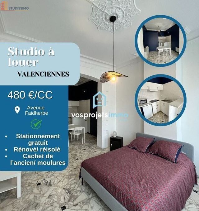 Studio à Valenciennes