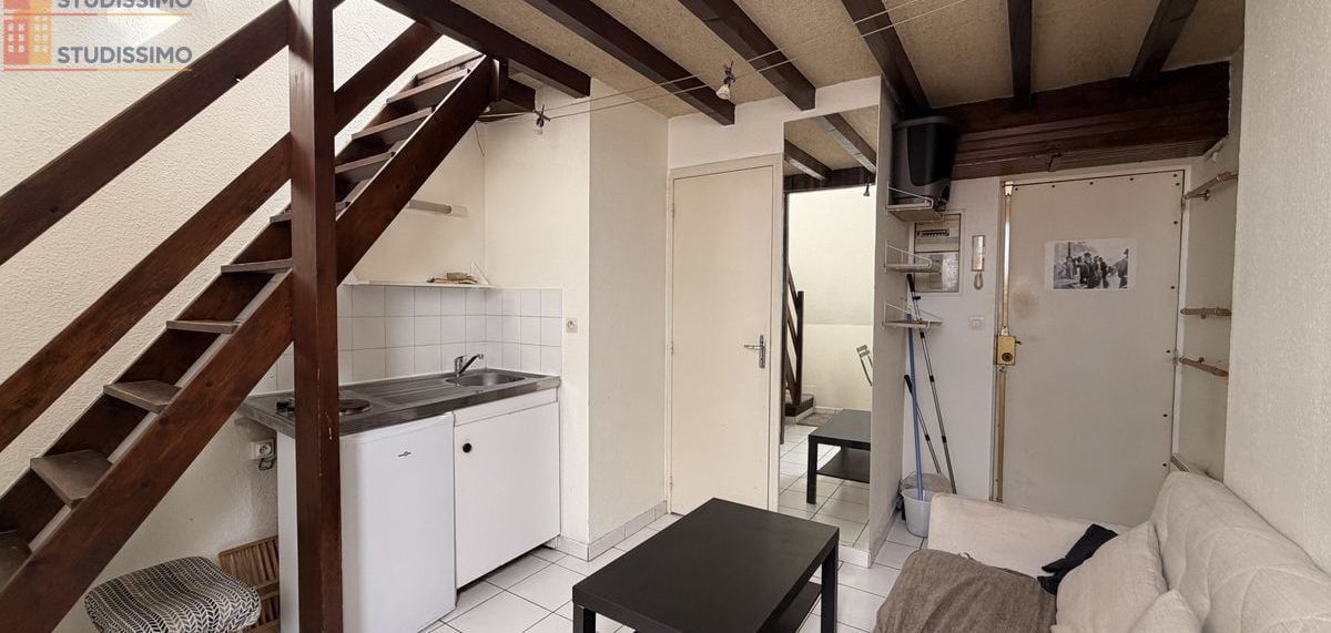 Studio 19m² Lille 59000 - Meublé, dernier étage - Photo 3