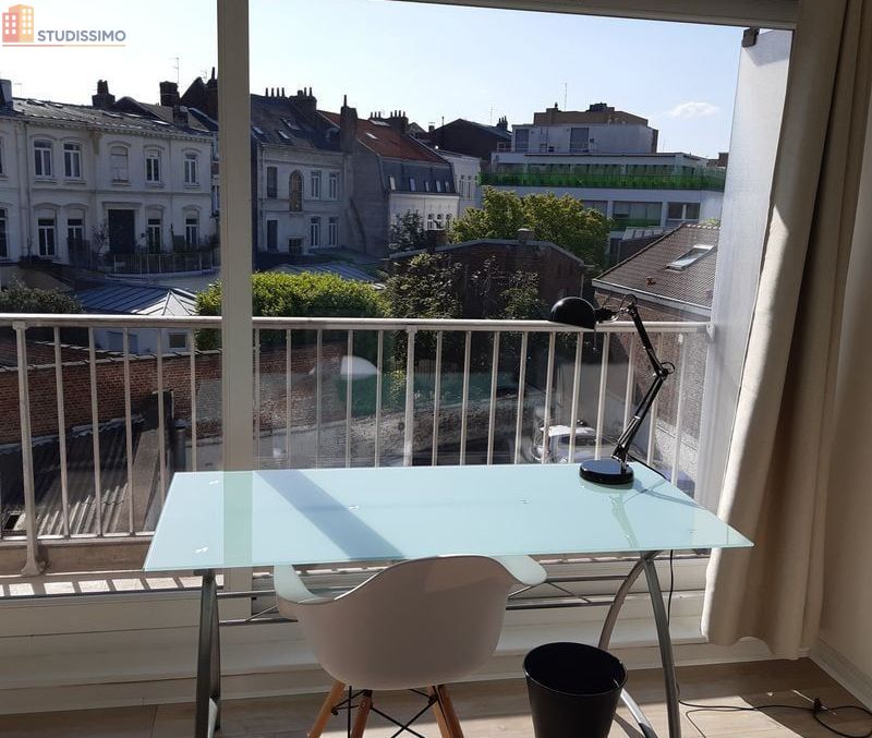 Studio 28m² Lille 59000 - Balcon, meublé - Photo 1