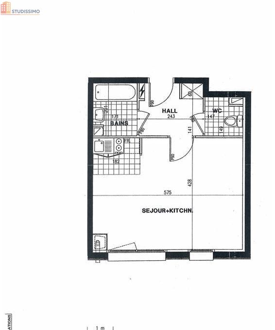 Studio 35m² Lille centre - Meublé, lumineux - Photo 2
