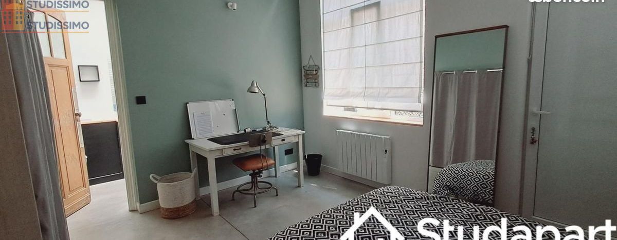 Studio meublé 11m² Roubaix 59100 - Calme - Photo 3